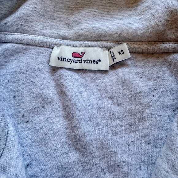 Vineyard Vines Eyelet Shep Shirt.
Full Zip French Terry. Stand-Up Collar - Picture 5 of 7